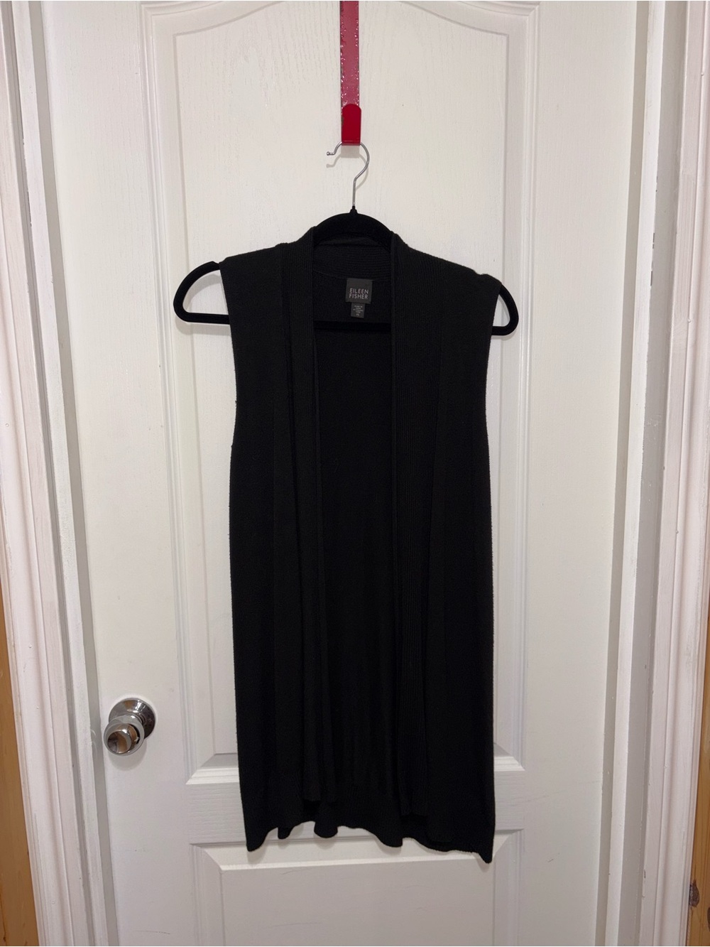 Eileen Fisher | Black Vest | Size XS